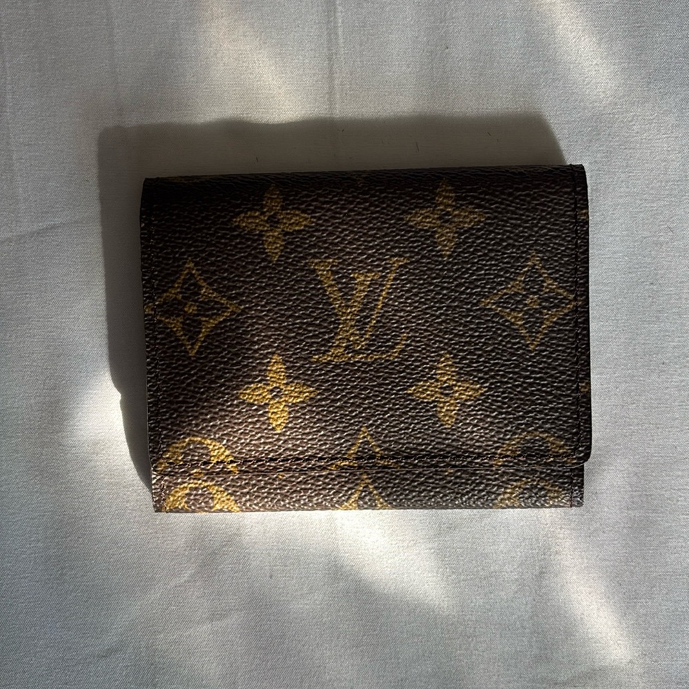 Louis Vuitton Brown and Gold Monogram Wallet